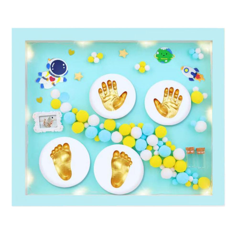 Baby Handprint & Footprint Keepsake Frame