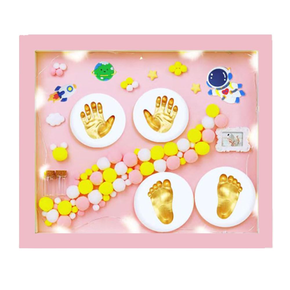 Baby Handprint & Footprint Keepsake Frame