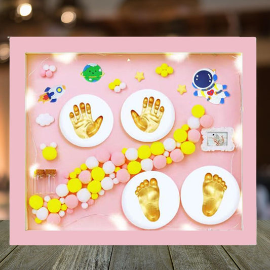 Baby Handprint & Footprint Keepsake Frame